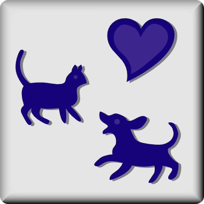 Download free heart animal cat dog icon